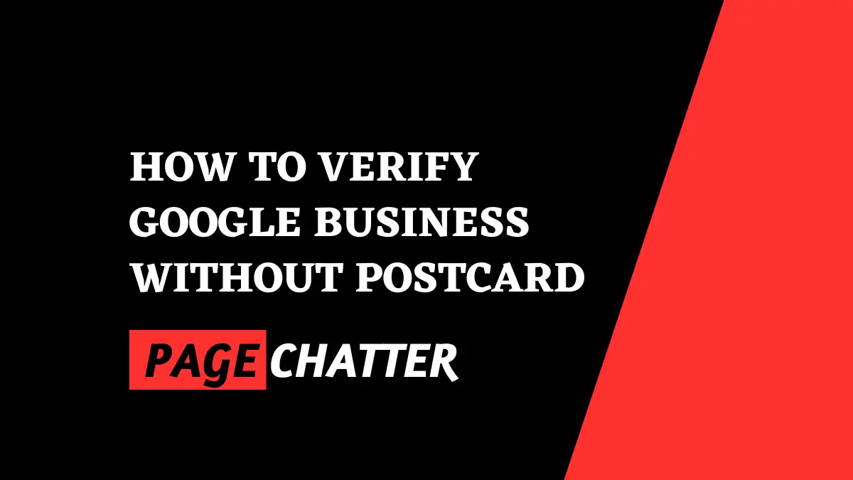 How to Verify Google Business Without Postcard