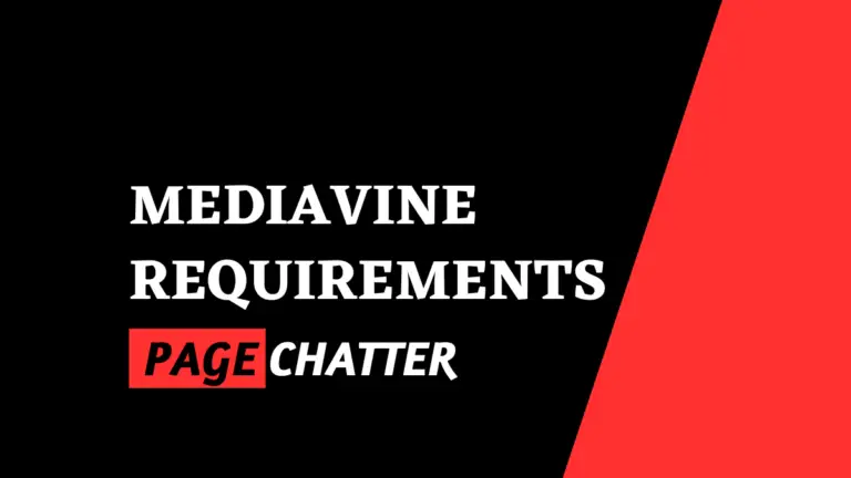 New Mediavine Requirements