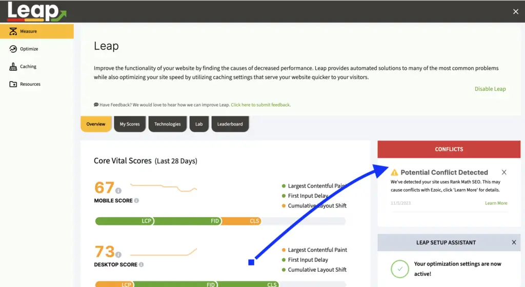 Rank Math SEO Plugin Conflict With Leap